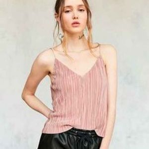 silence + noise baby pleated slip cami